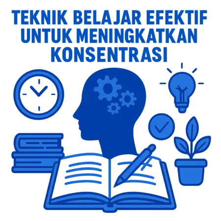 Teknik Belajar Efektif untuk Meningkatkan Konsentrasi