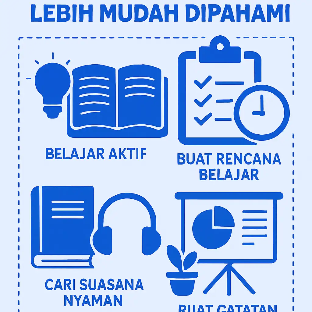 Tips Belajar Efektif agar Materi Lebih Mudah Dipahami