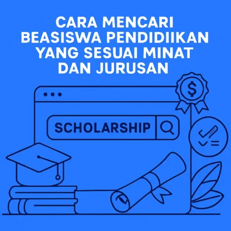 Cara Mencari Beasiswa Pendidikan yang Sesuai Minat dan Jurusan